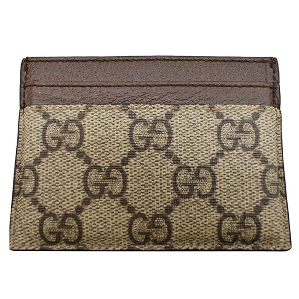 GUCCI Ophidia GG Canvas  Case Brown 523159