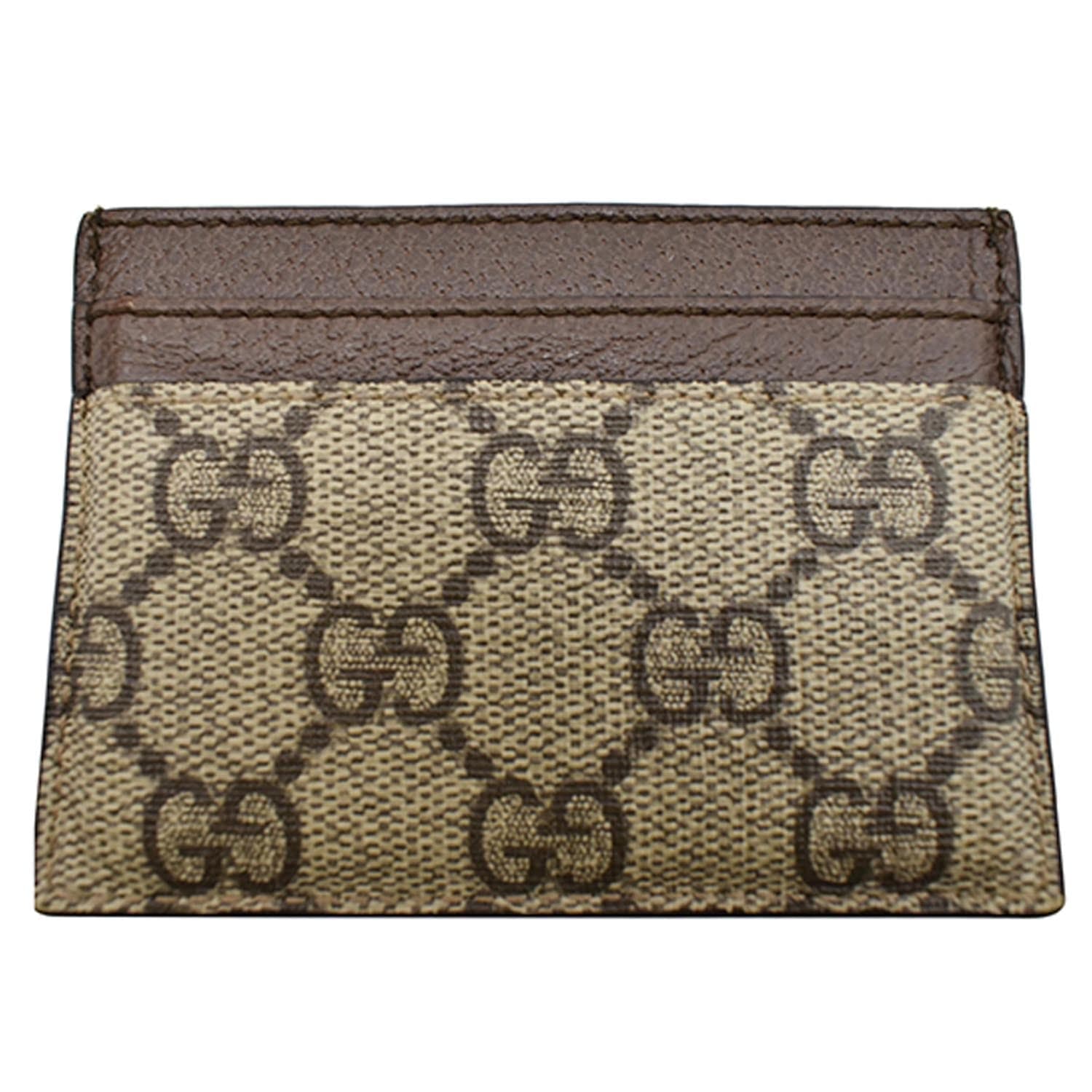 GUCCI Ophidia GG Canvas  Case Brown 523159