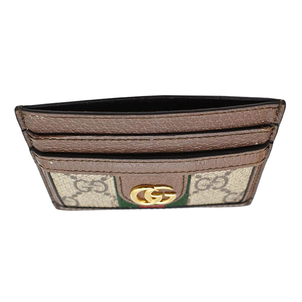 GUCCI Ophidia GG Canvas  Case Brown 523159