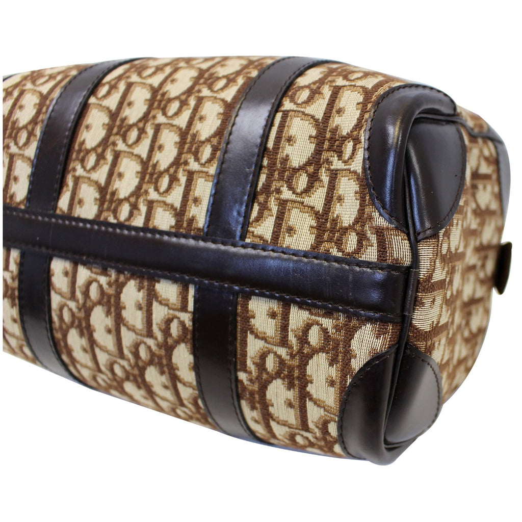 CHRISTIAN DIOR Monogram Logo Boston Duffle Bag