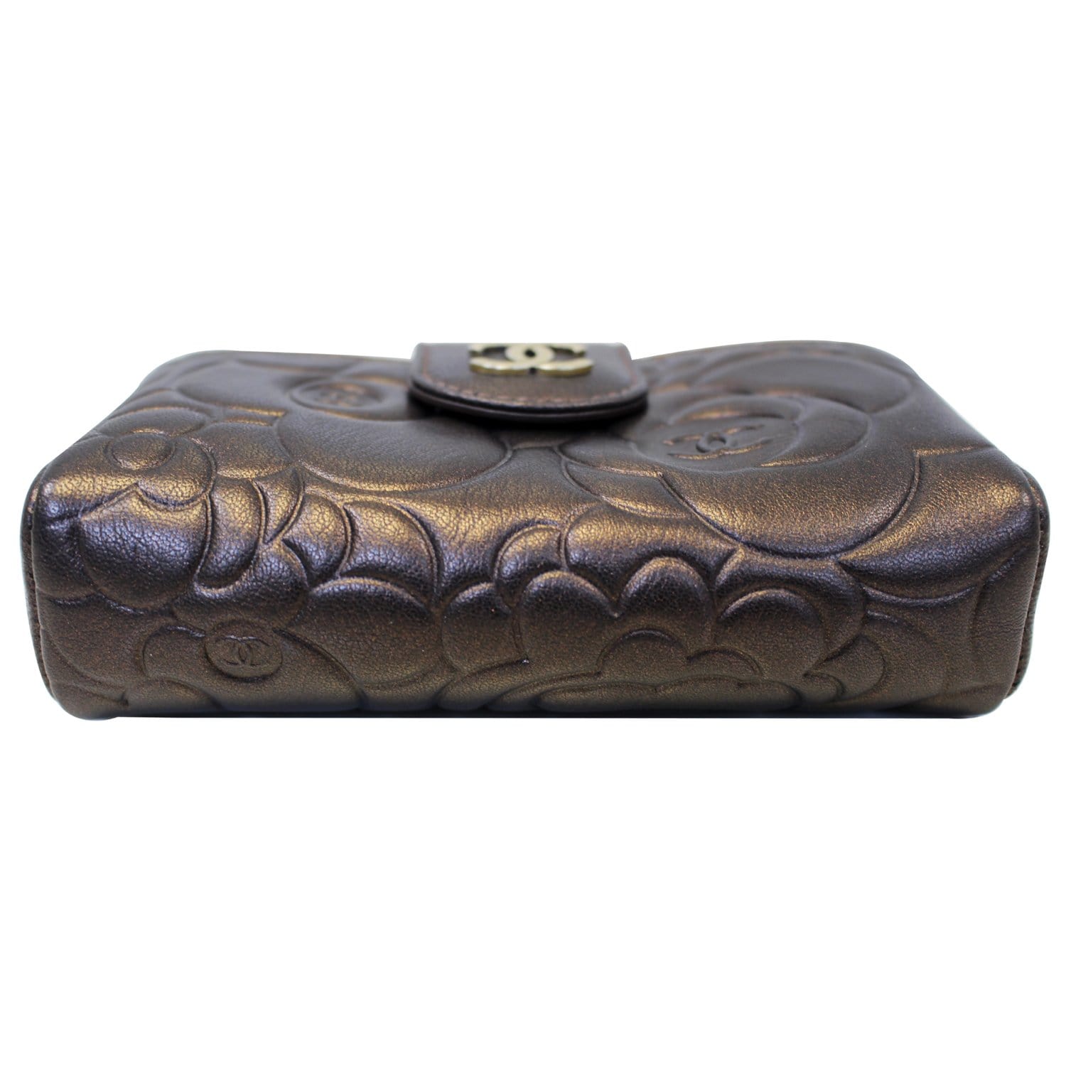 CHANEL Caviar Quilted O-Mini Phone Holder Clutch