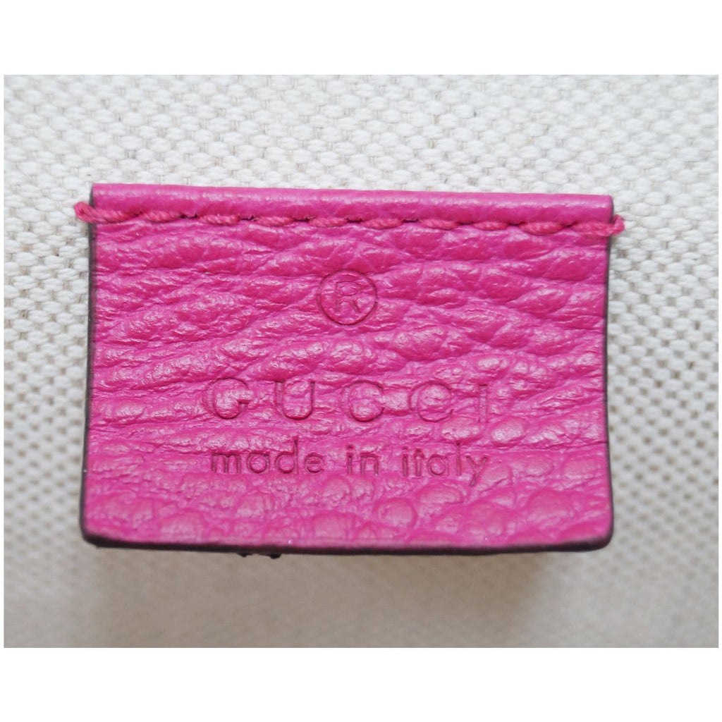 GUCCI Dionysus Guccify Grained Leather Shoulder Bag Pink