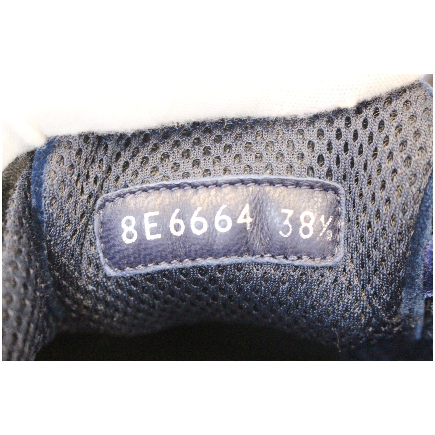 FENDI Velvet Sneakers Blue/Black Size 8.5 US - 25% OFF
