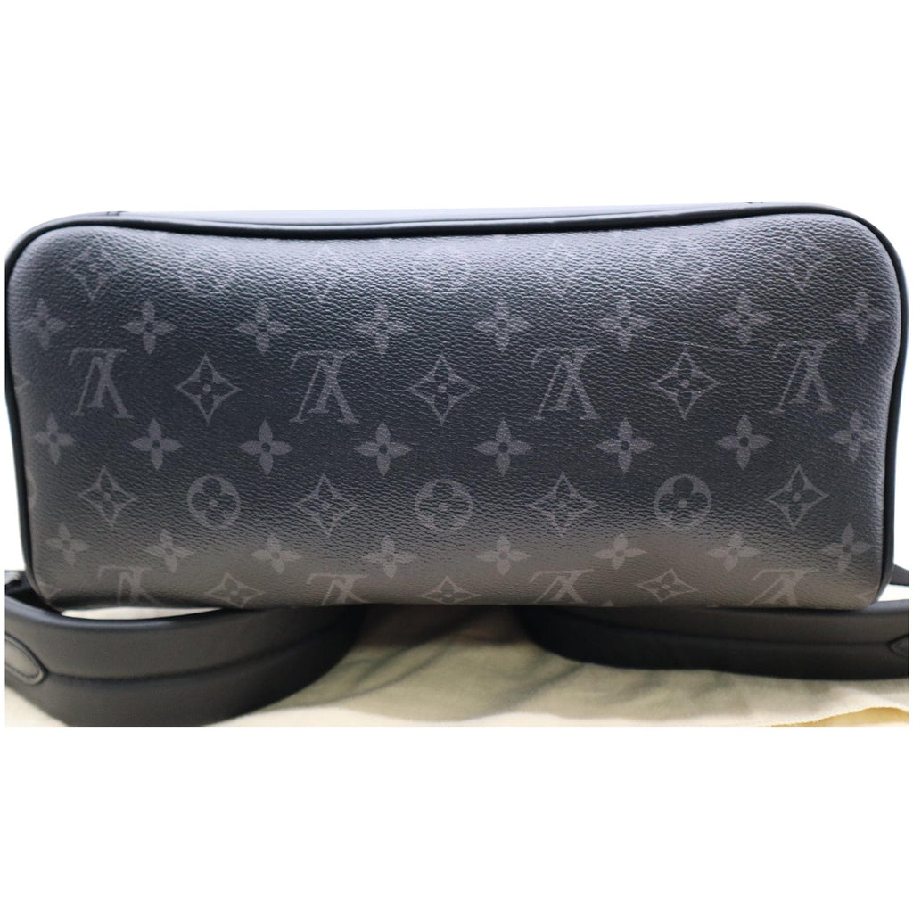 LOUIS VUITTON Steamer Monogram Eclipse Backpack Bag Black
