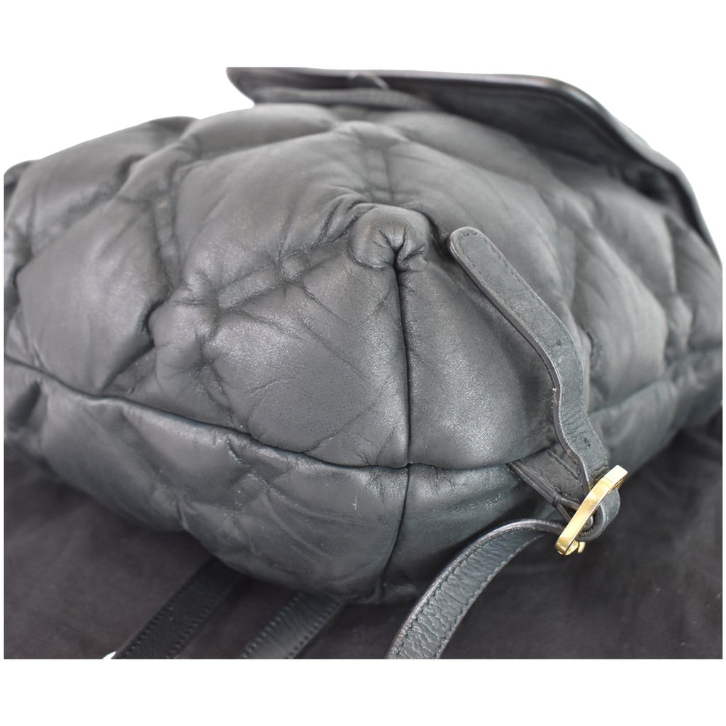 CHANEL Chesterfield Quilted Calfskin Backpack Black