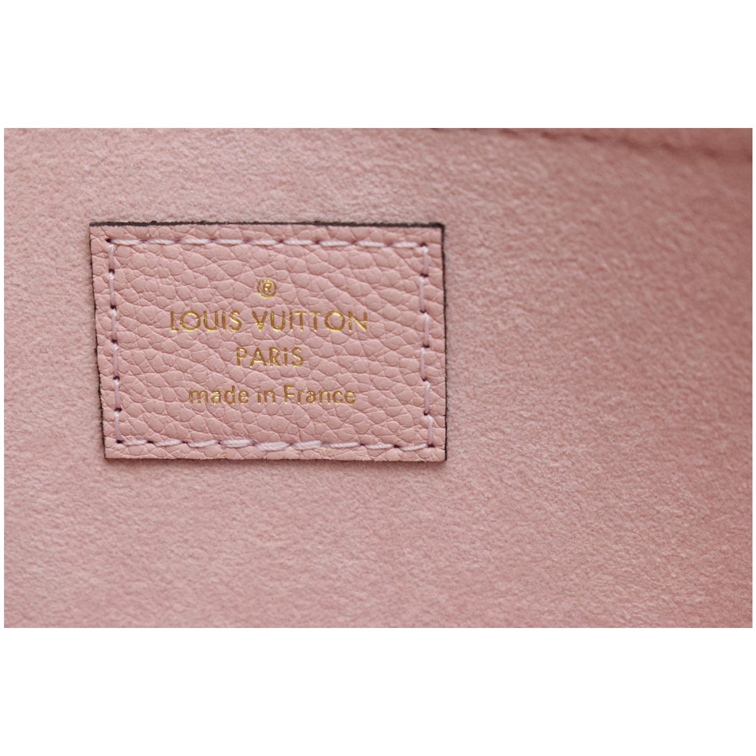 LOUIS VUITTON Daily Pouch Monogram Canvas Clutch Bag Rose Poudre