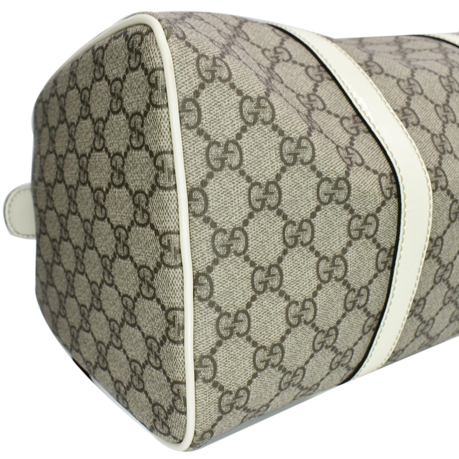 GUCCI GG Plus Joy Monogram Canvas Boston Bag Beige 193603
