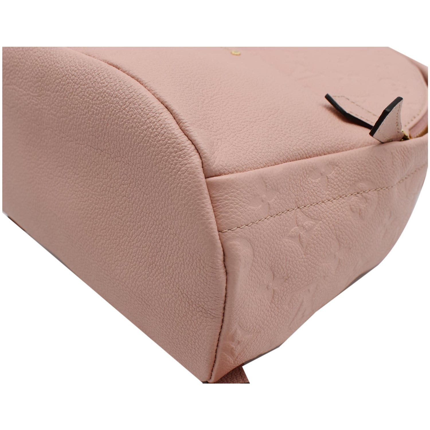 LOUIS VUITTON Sorbonne Monogram Empreinte Leather Backpack Rose Poudre