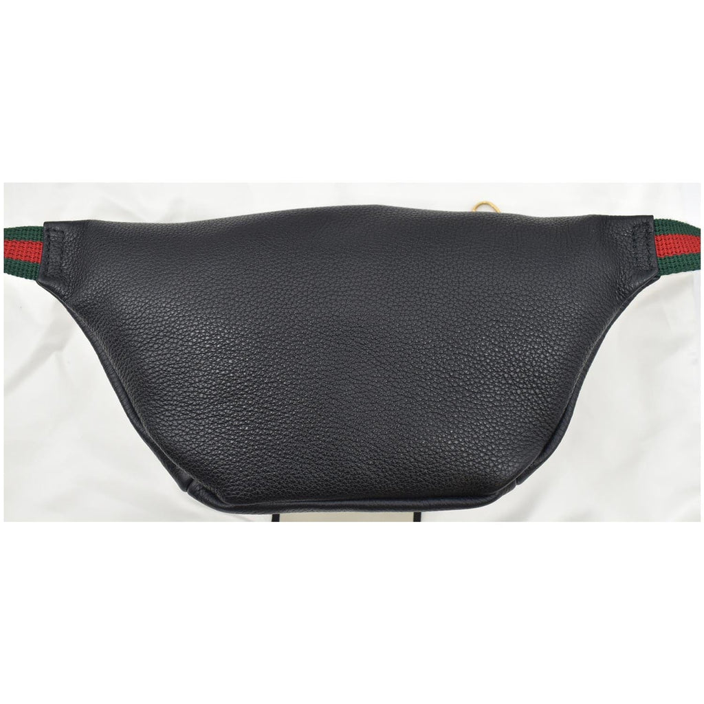 GUCCI Print Small Leather Belt Small Waist Bum Bag Black 527792 - 10% OFF