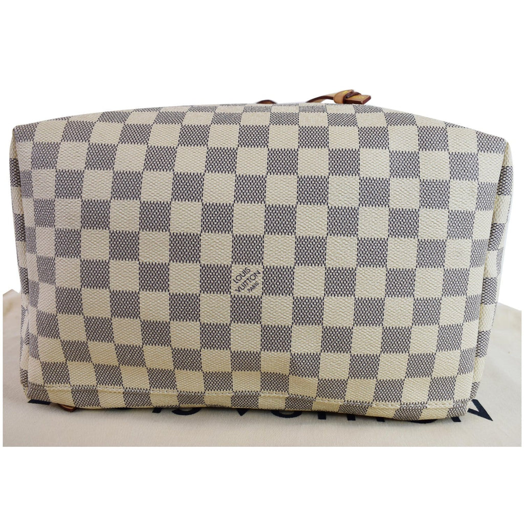 LOUIS VUITTON Sperone Damier Azur Backpack Bag White