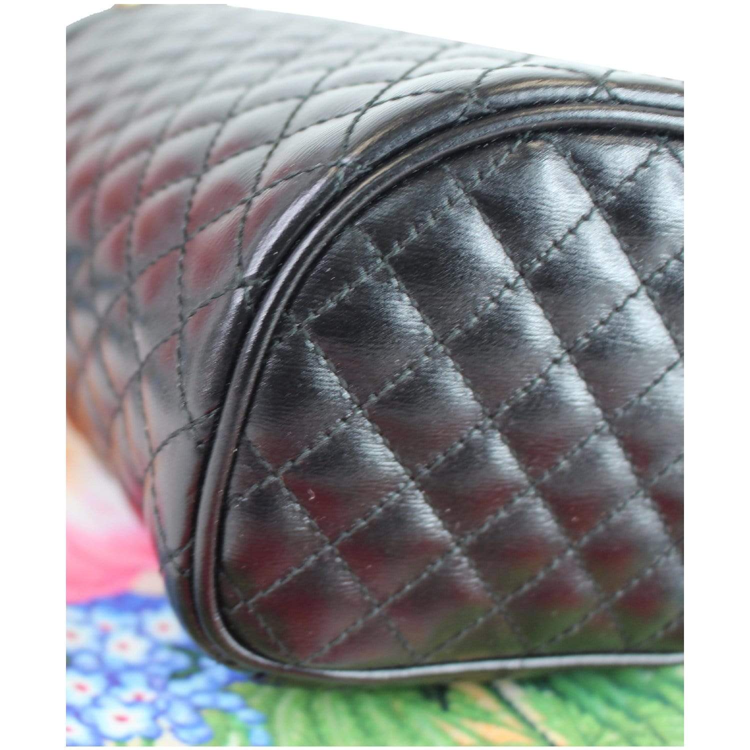 GUCCI Trapuntta Calfskin Leather Belt Crossbody Bag Black 572298 - Final Sale