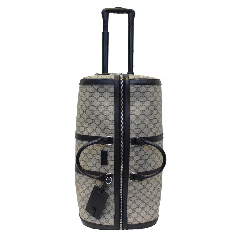 GUCCI GG Supreme Duffle Carry-on Bag 406382 Beige