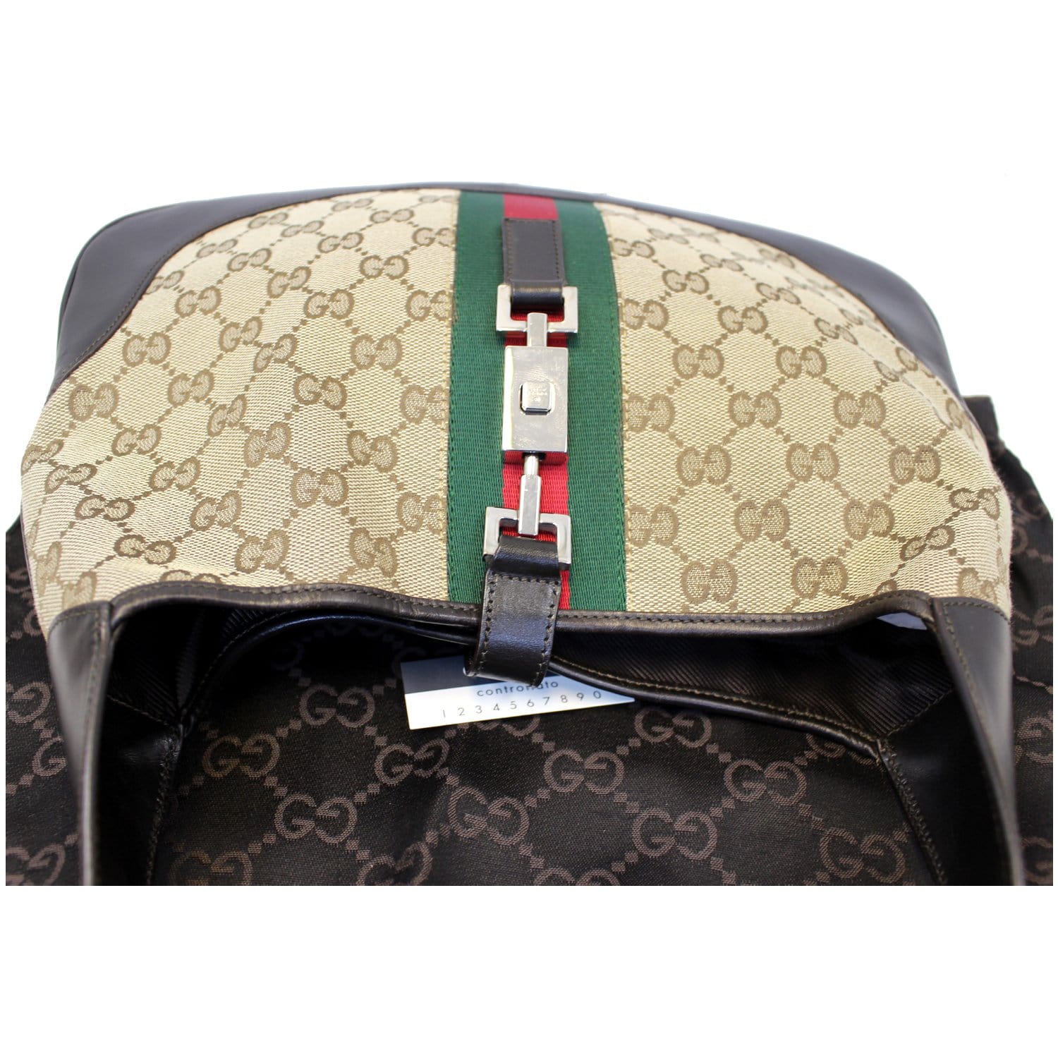 GUCCI Jackie O Web GG Canvas Hobo Bag
