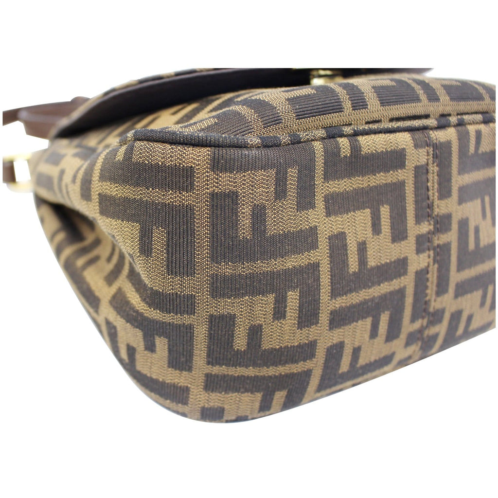 FENDI Zucca Small Crossbody Bag Tobacco Brown