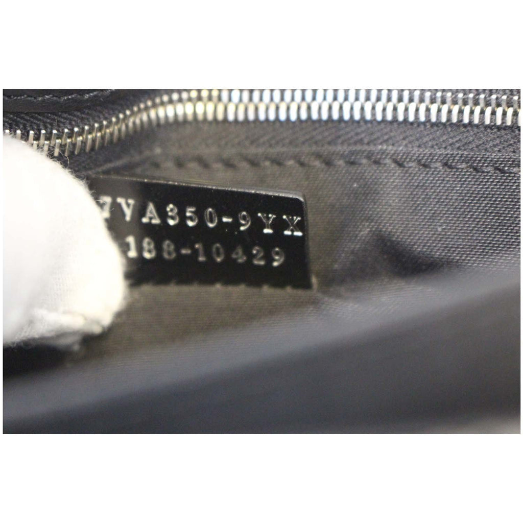 FENDI Metal Bag Bugs Slim Clutch Black - Last Call