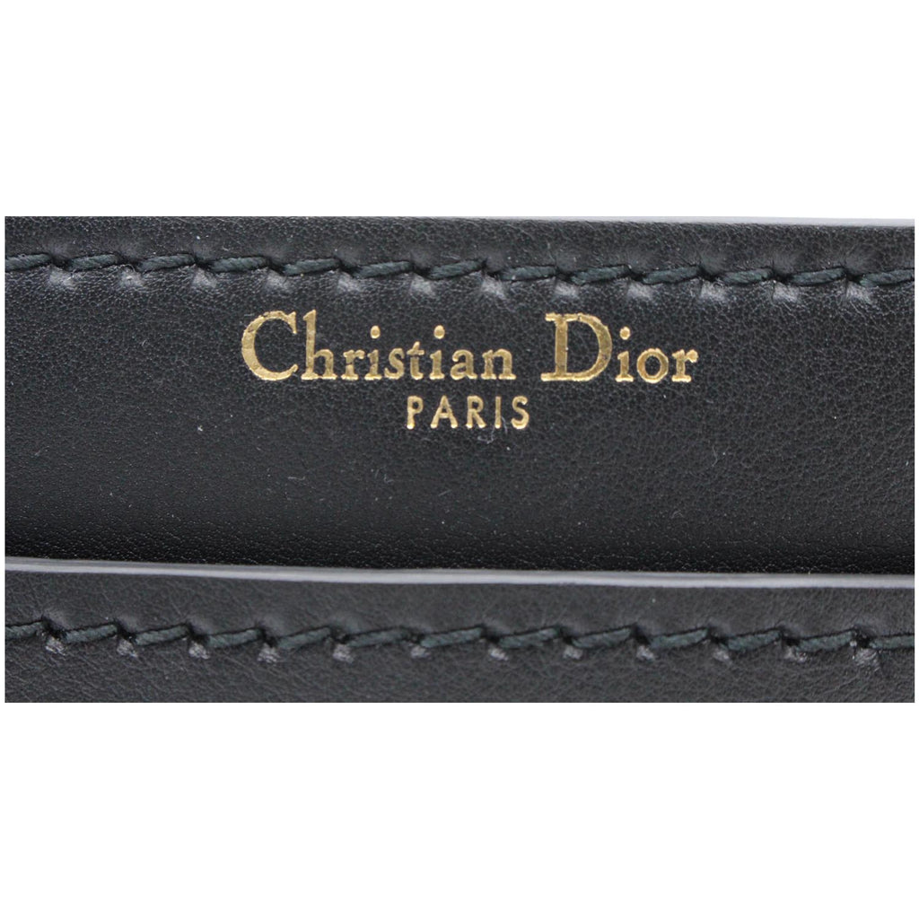 Christian Dior J'Adior Medium Calfskin Leather Flap Shoulder Bag Black