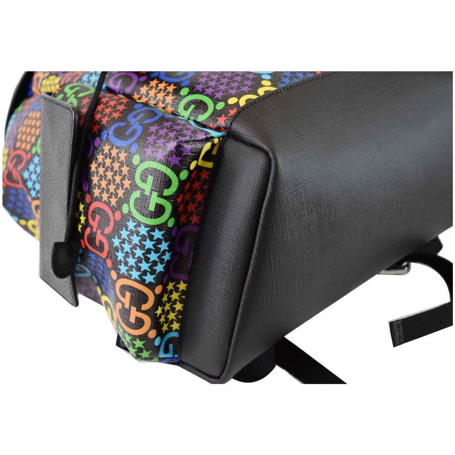 GUCCI GG Psychedelic Supreme Medium Backpack Bag Black 598140 - Final Sale