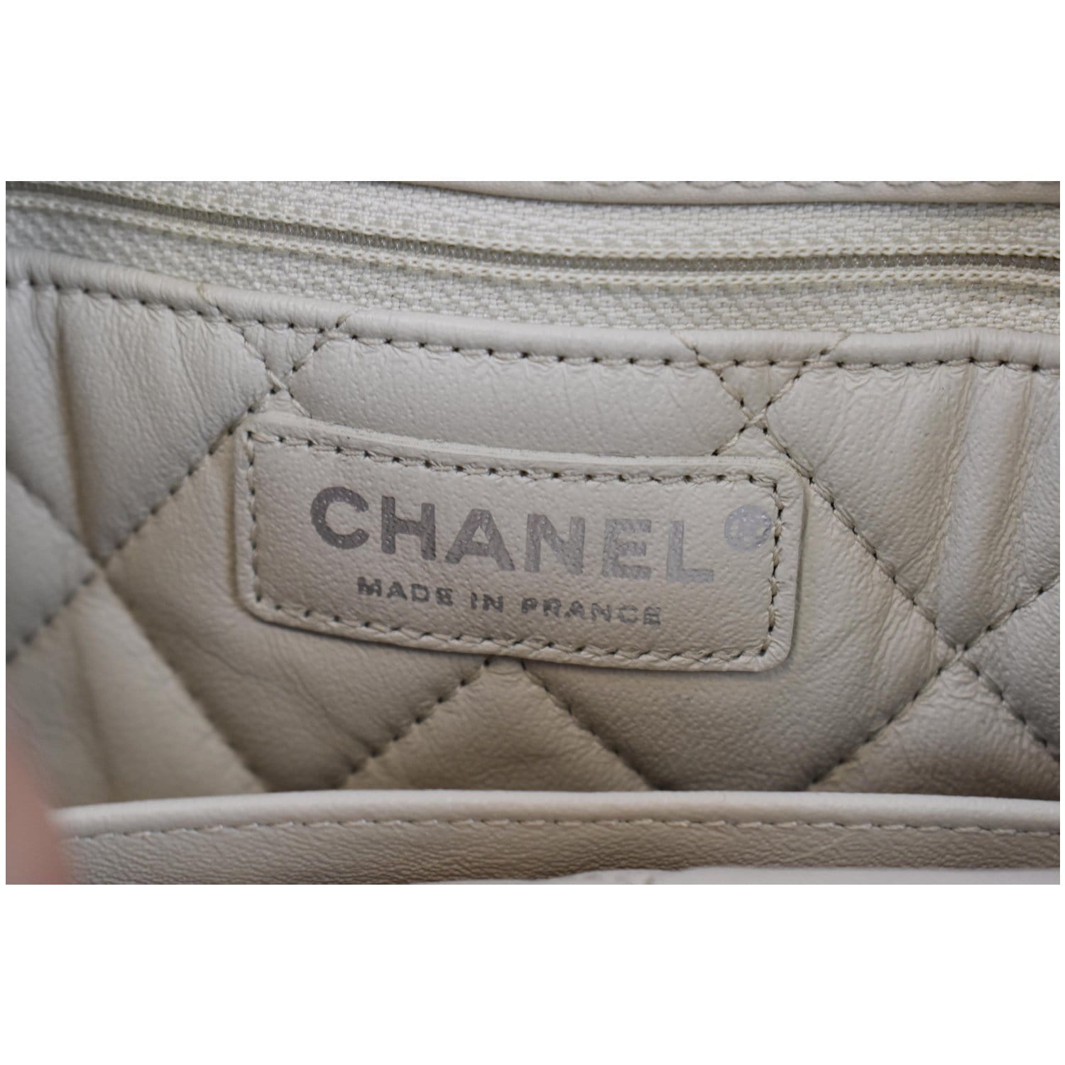 CHANEL Urban Luxury Drawstring Calfskin Stitched Backpack Bag Ivory - 15% OFF