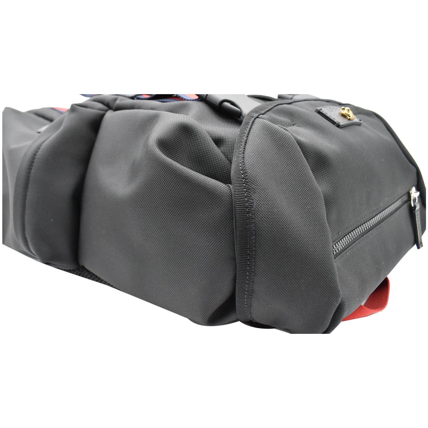 GUCCI Techno Fabric Backpack Bag Black 429037