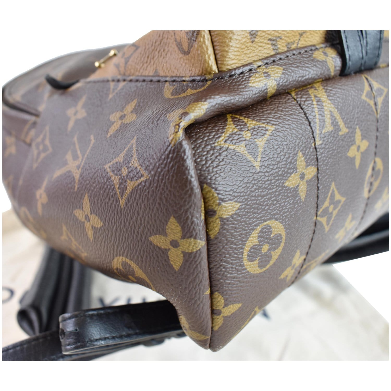 LOUIS VUITTON Palm Springs PM Monogram Reverse Canvas Backpack Brown