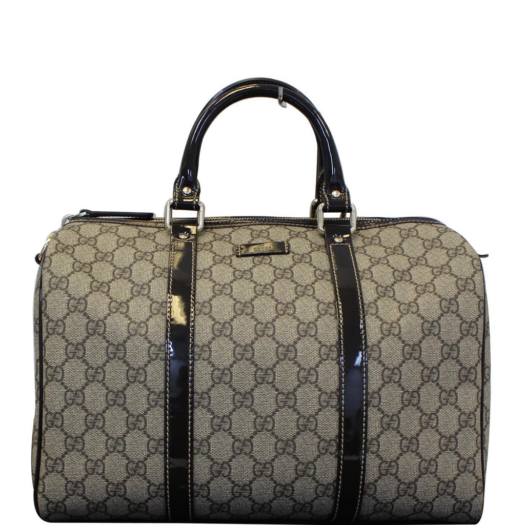 GUCCI Joy GG Canvas Boston Bag Beige 193603