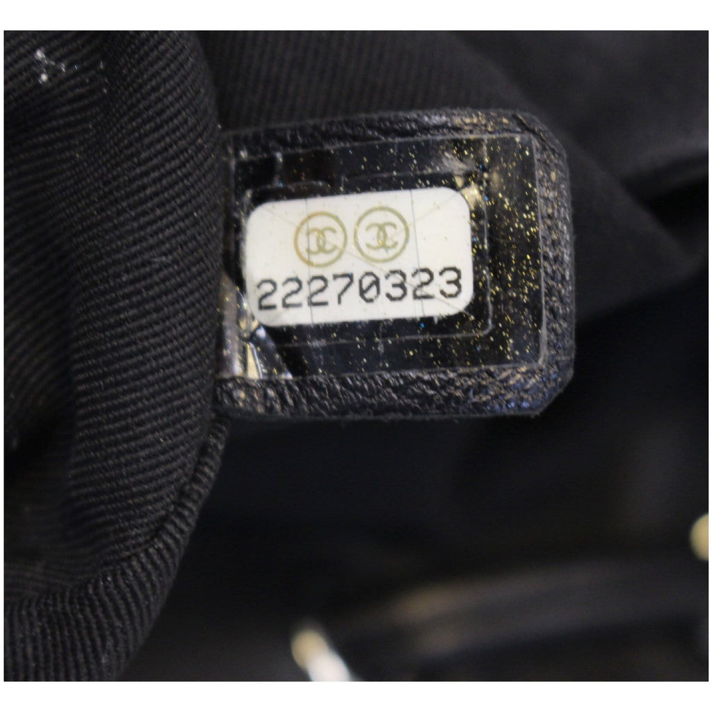 CHANEL Urban Spirit Lambskin Leather Backpack Bag Black