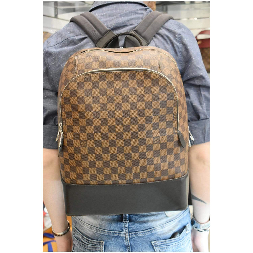 LOUIS VUITTON Jake Damier Ebene Backpack Bag Brown