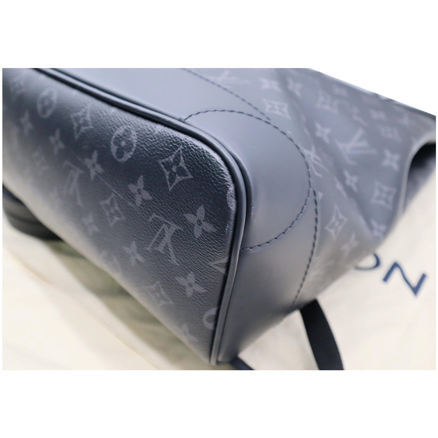 LOUIS VUITTON Steamer Monogram Eclipse Backpack Bag Black