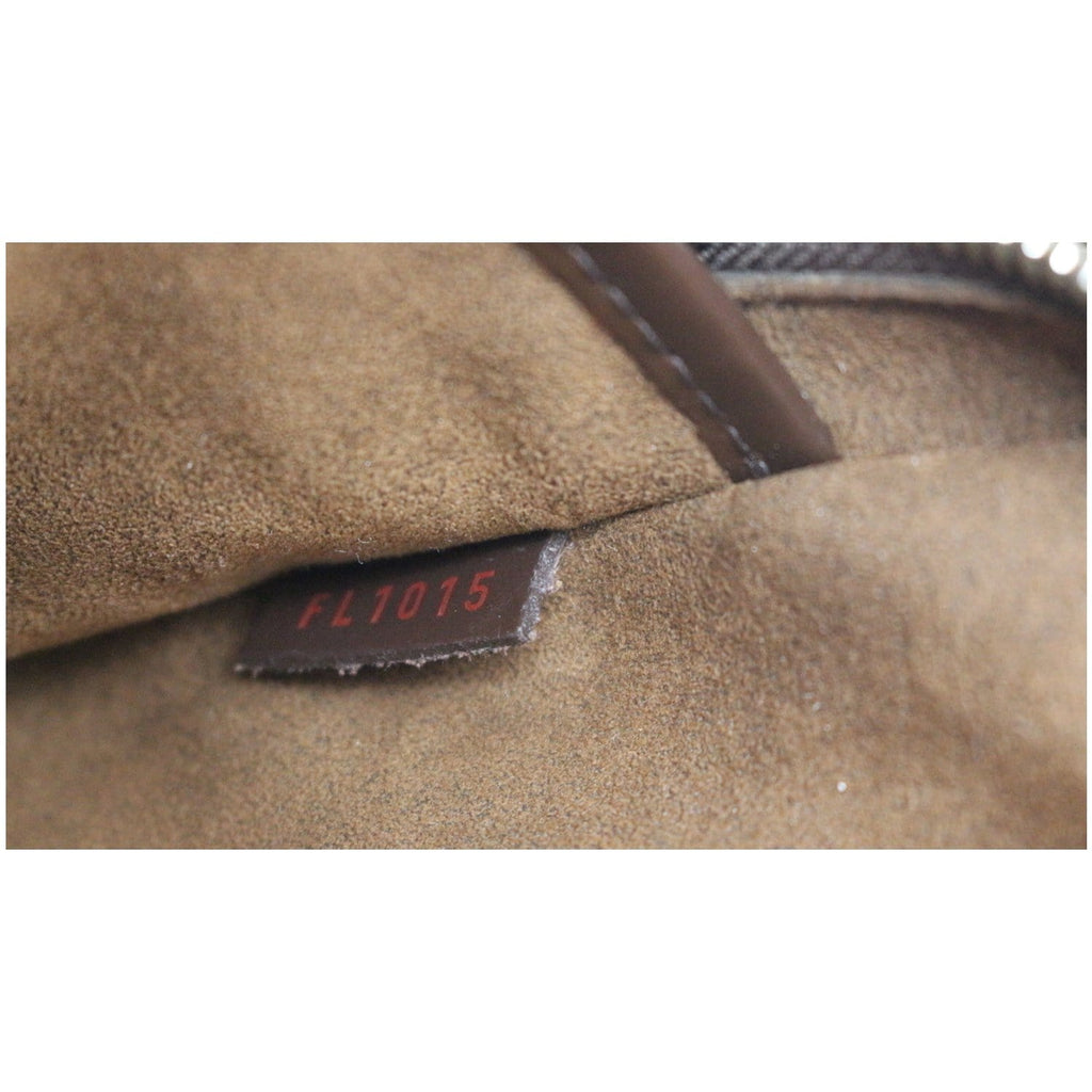 LOUIS VUITTON Saint Louis Damier Ebene Pochette Clutch Bag Brown