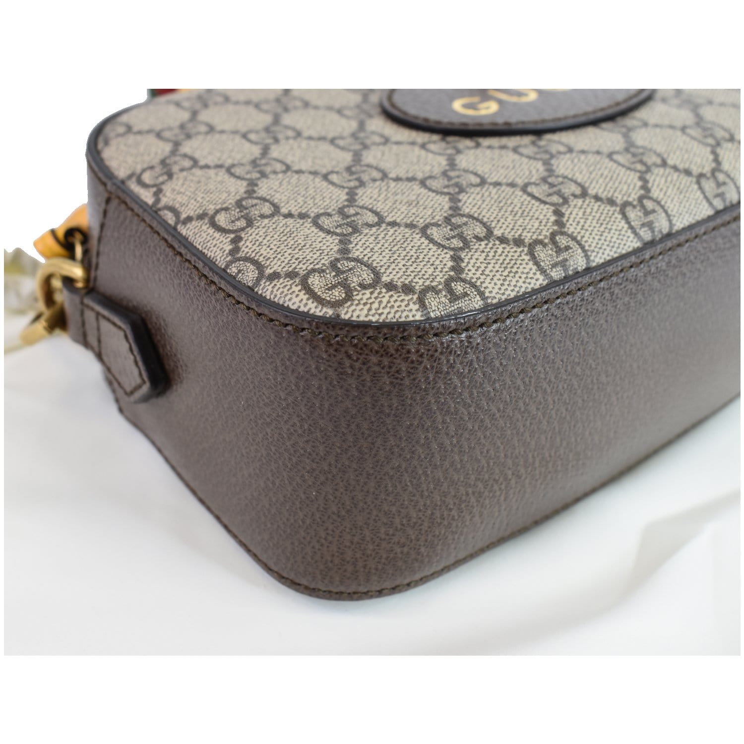 GUCCI Neo Vintage GG Supreme Canvas Messenger Bag Beige 476466
