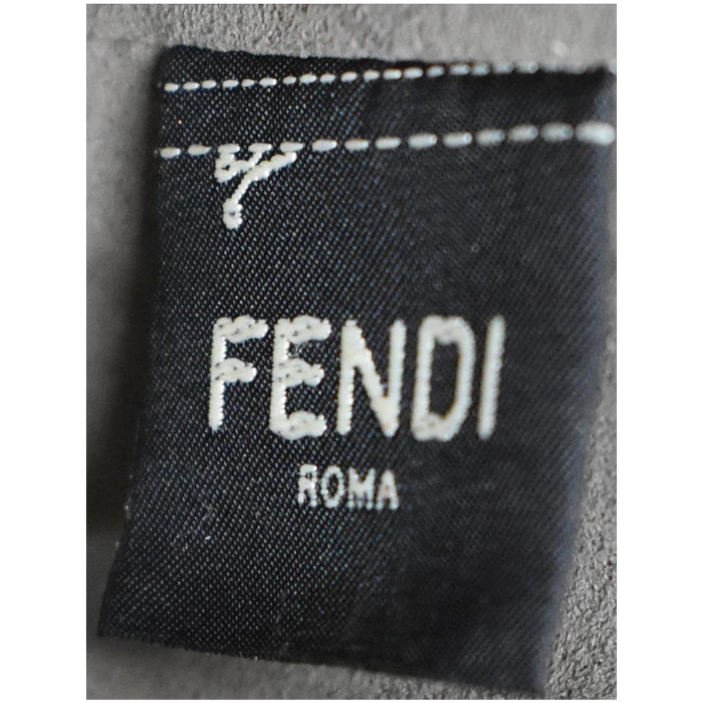 FENDI Mon Tresor Drawstring FF Canvas Bucket Bag Multicolor