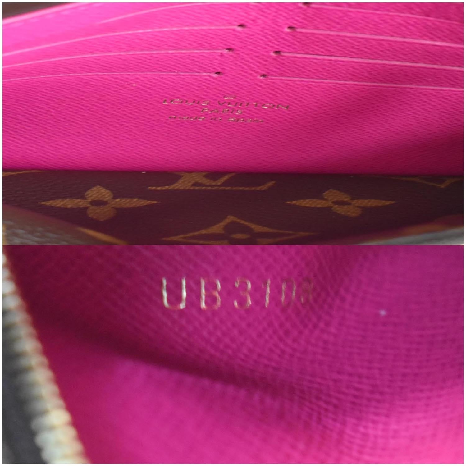 LOUIS VUITTON Weekend Pochette Monogram Canvas Shoulder Clutch Brown