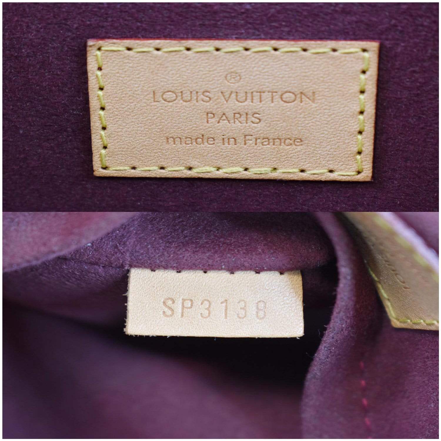 LOUIS VUITTON Montsouris NM Monogram Canvas Backpack Bag Brown