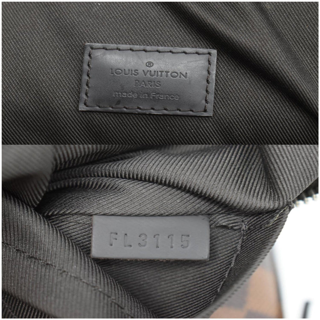 LOUIS VUITTON Jake Damier Ebene Backpack Bag Brown