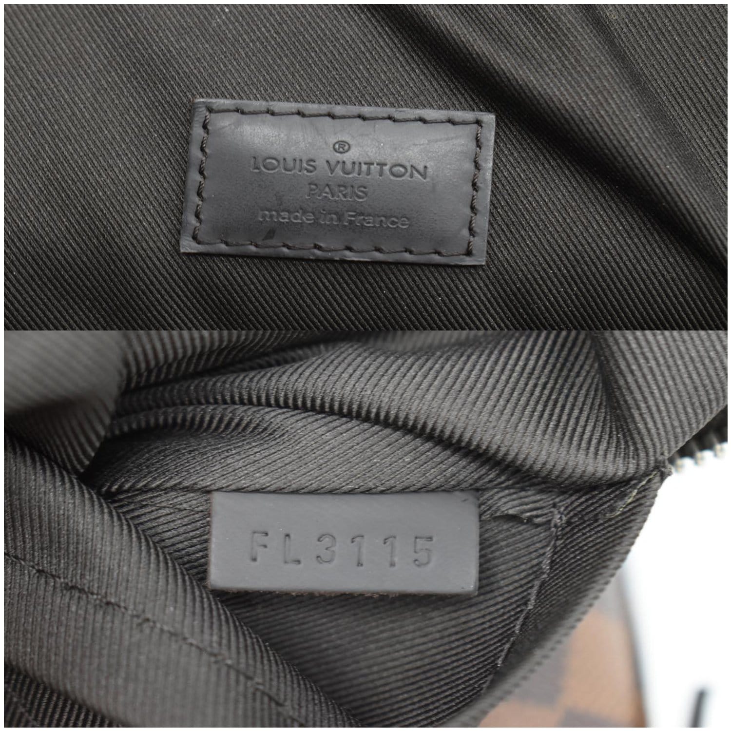 LOUIS VUITTON Jake Damier Ebene Backpack Bag Brown