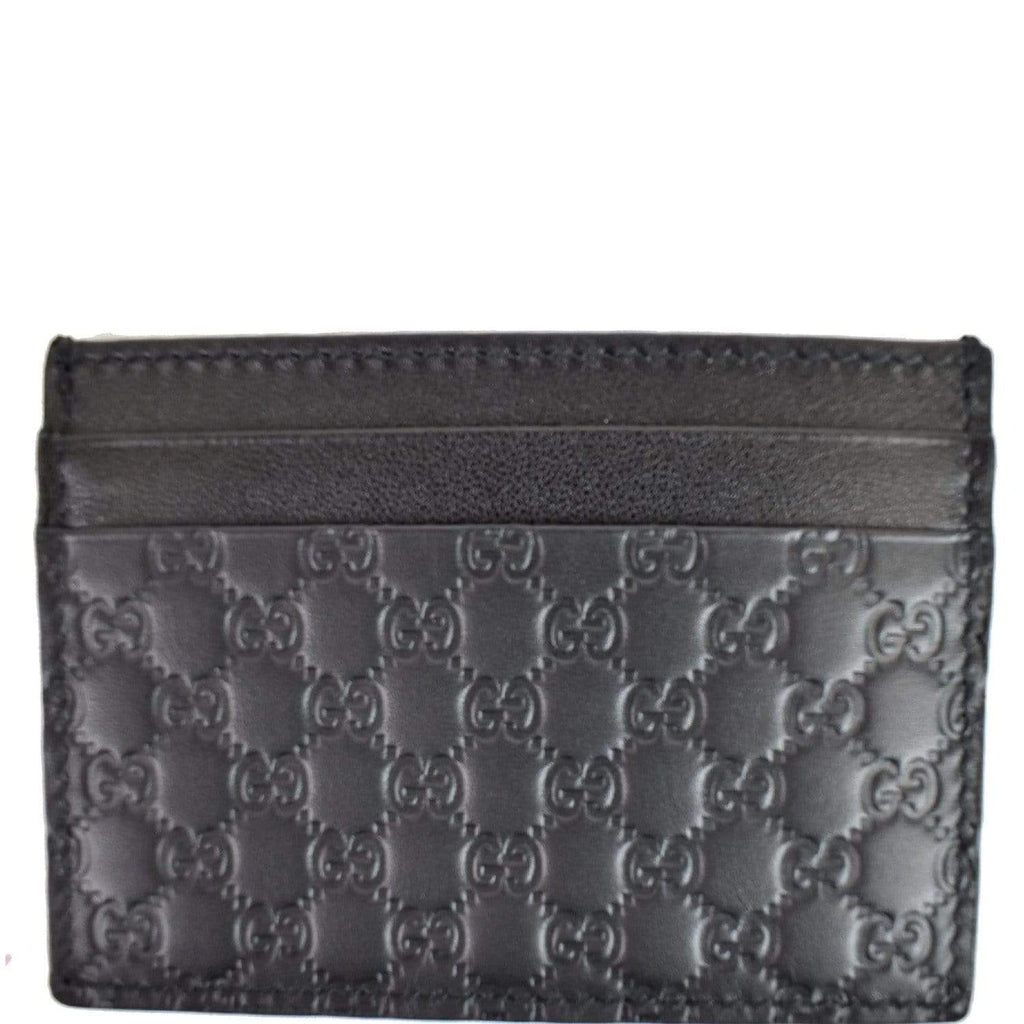 GUCCI Microguccissima  Case Black 476010