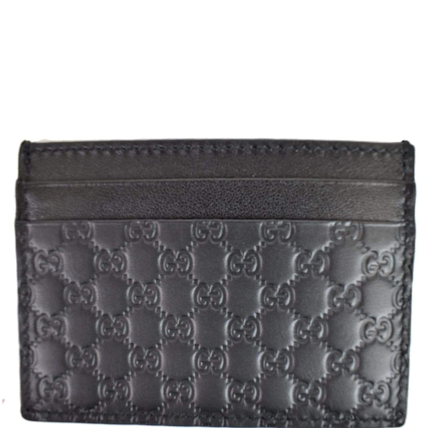 GUCCI Microguccissima  Case Black 476010