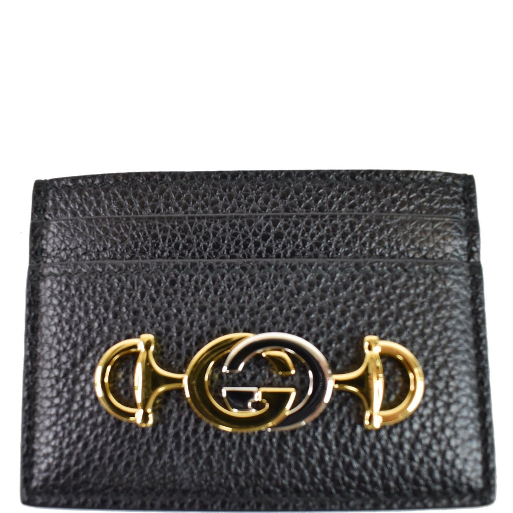 GUCCI Zumi Grainy Leather  Case Black 570679