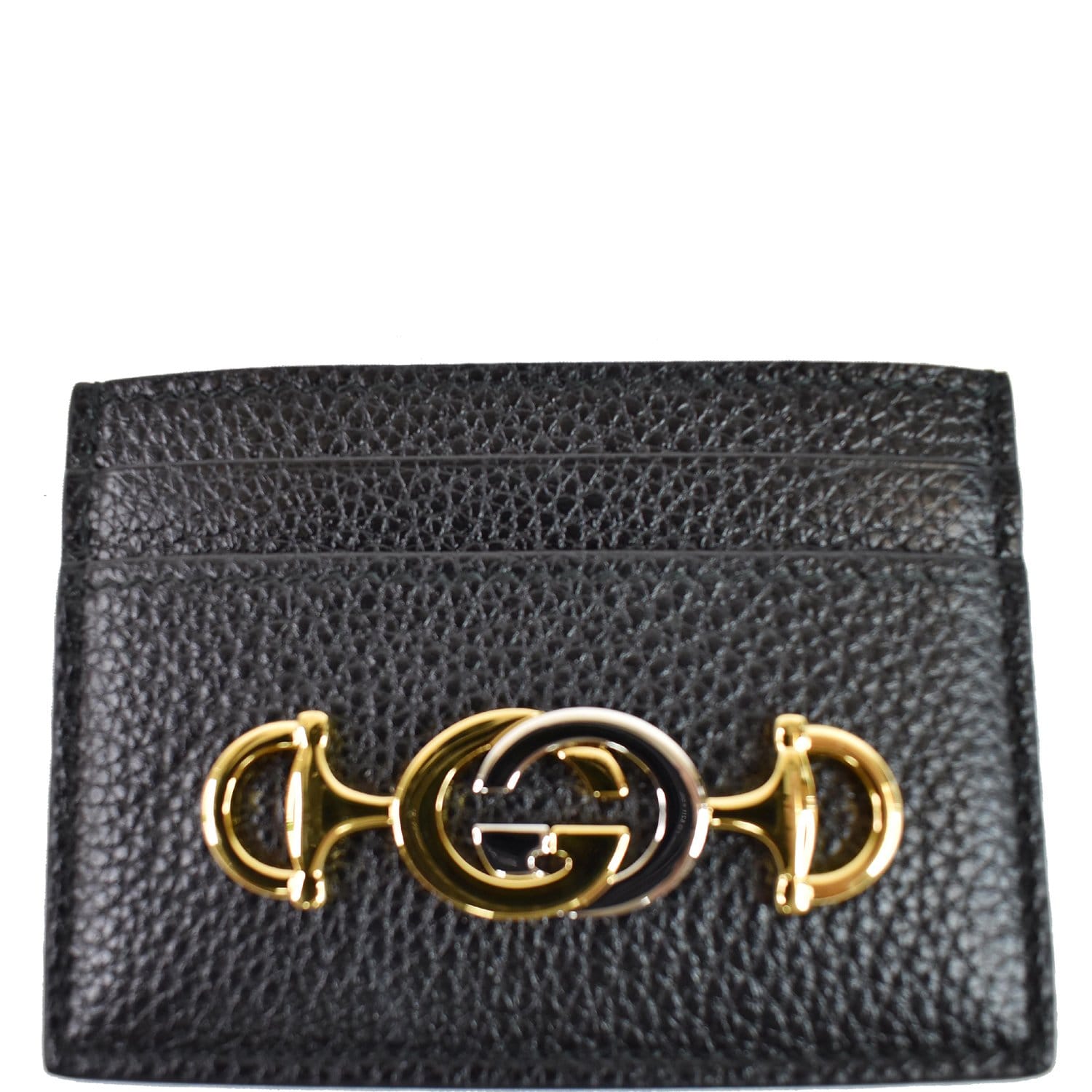 GUCCI Zumi Grainy Leather  Case Black 570679