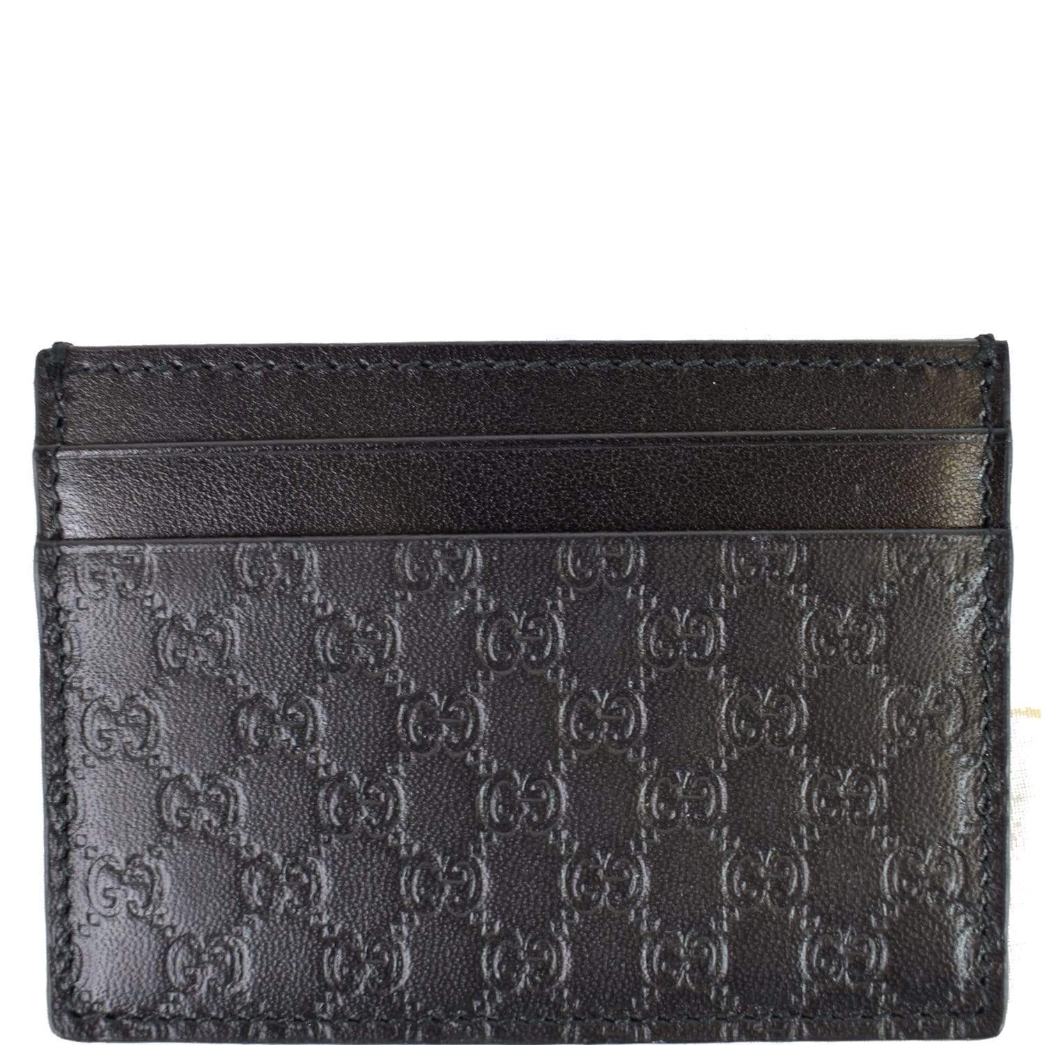 GUCCI Microguccissima  Case Black 476010