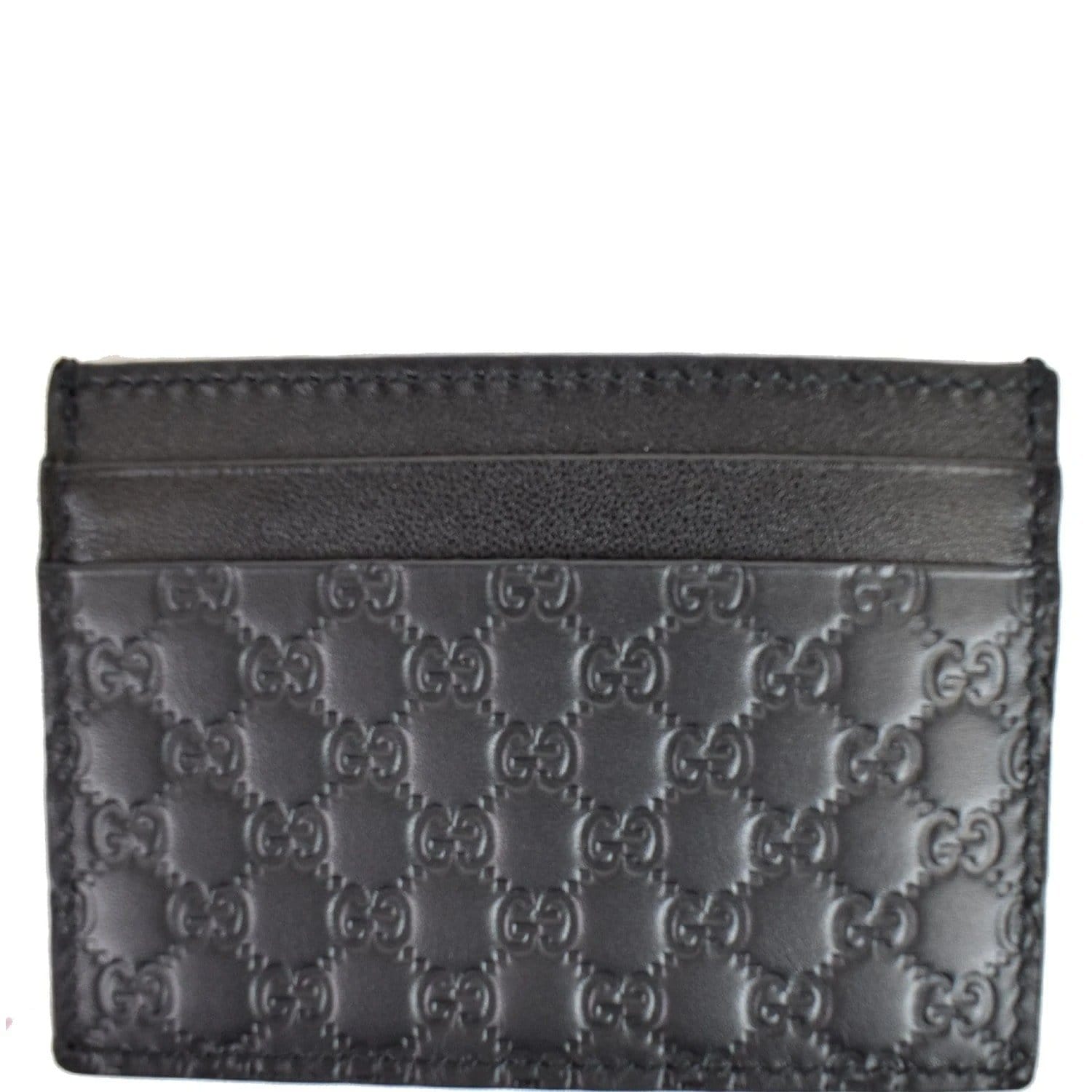 GUCCI Microguccissima  Case Black 476010