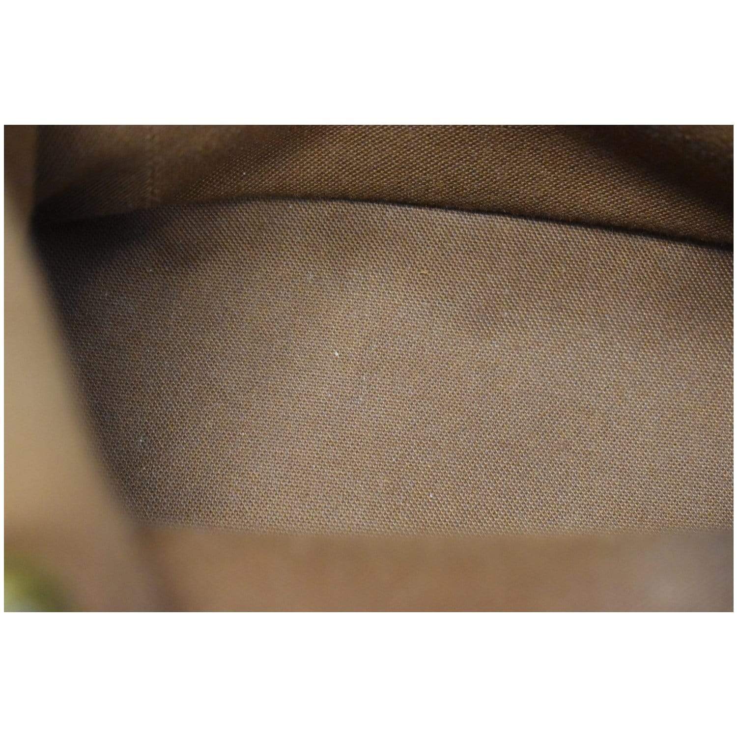 LOUIS VUITTON Montsouris PM Monogram Canvas Backpack Brown