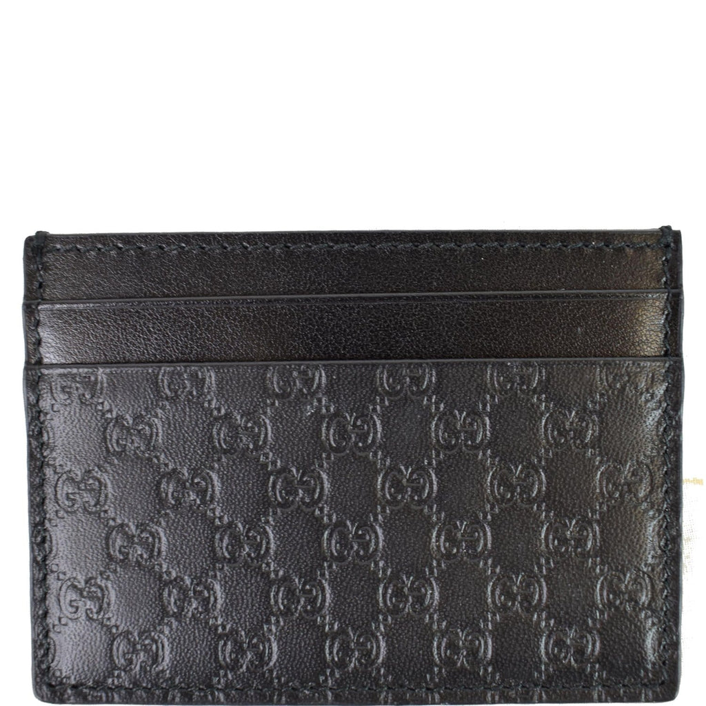 GUCCI Microguccissima  Case Black 476010