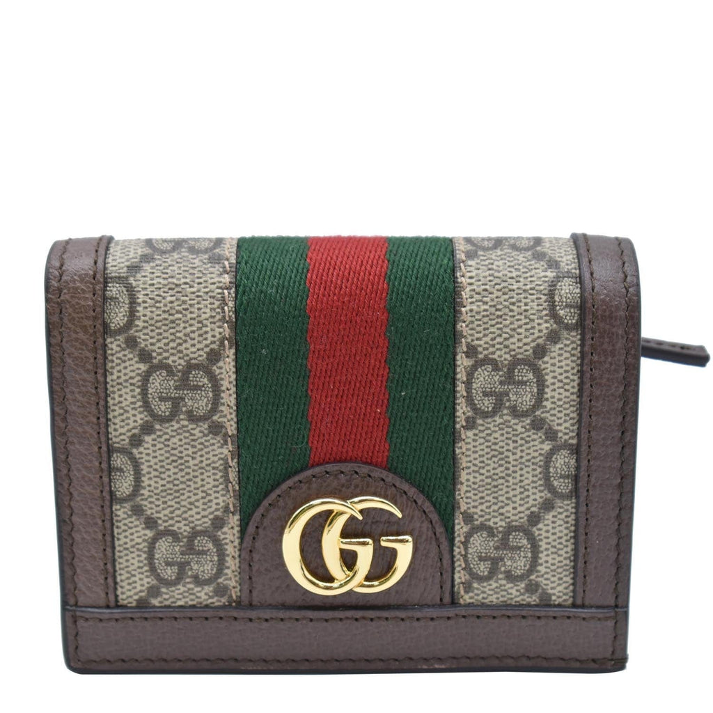 GUCCI Ophidia GG  Case Wallet Beige