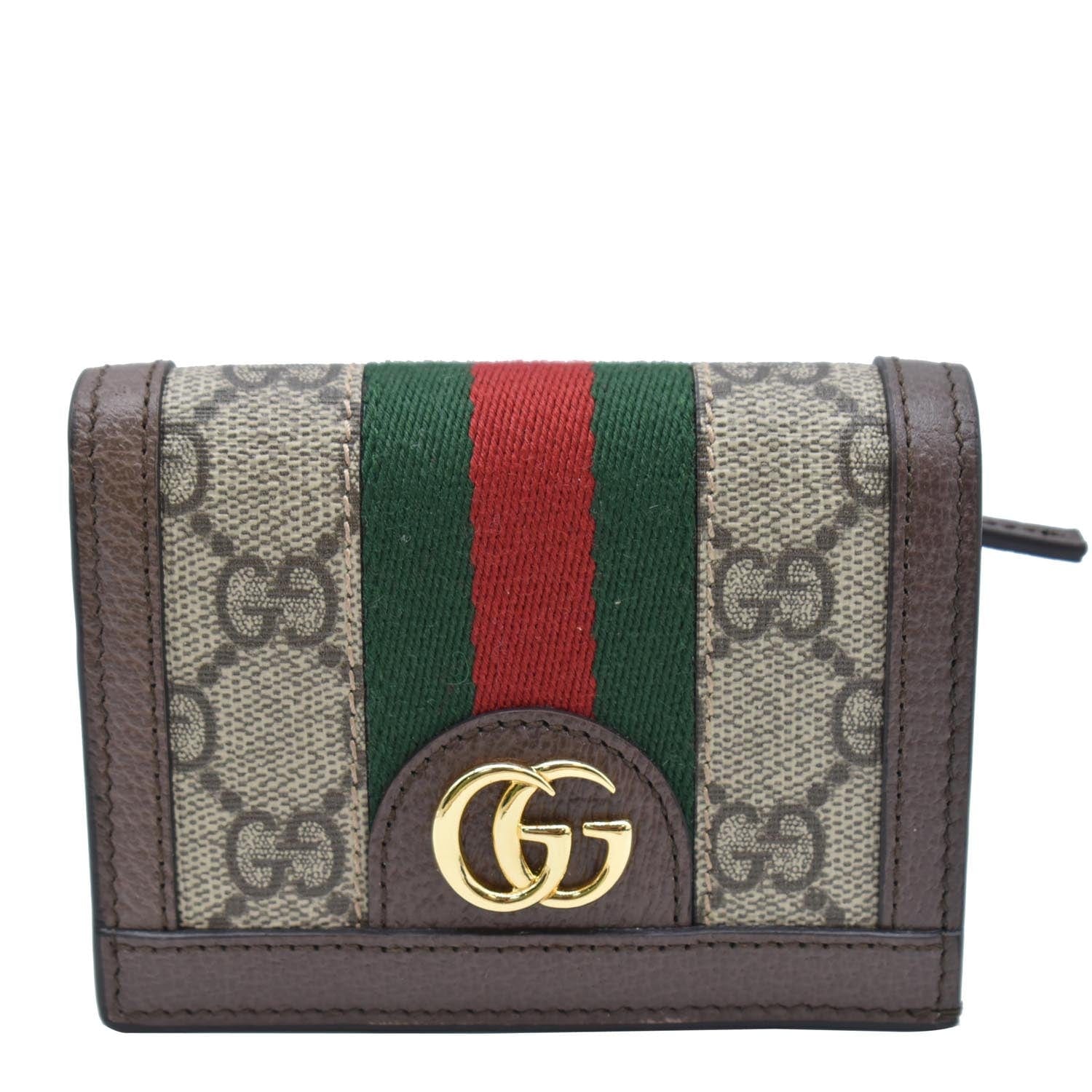 GUCCI Ophidia GG  Case Wallet Beige