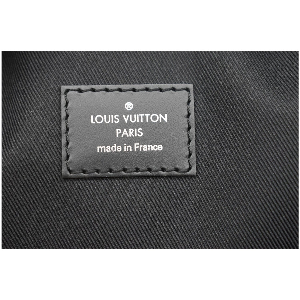 LOUIS VUITTON Michael Damier Graphite Canvas Backpack Bag Black