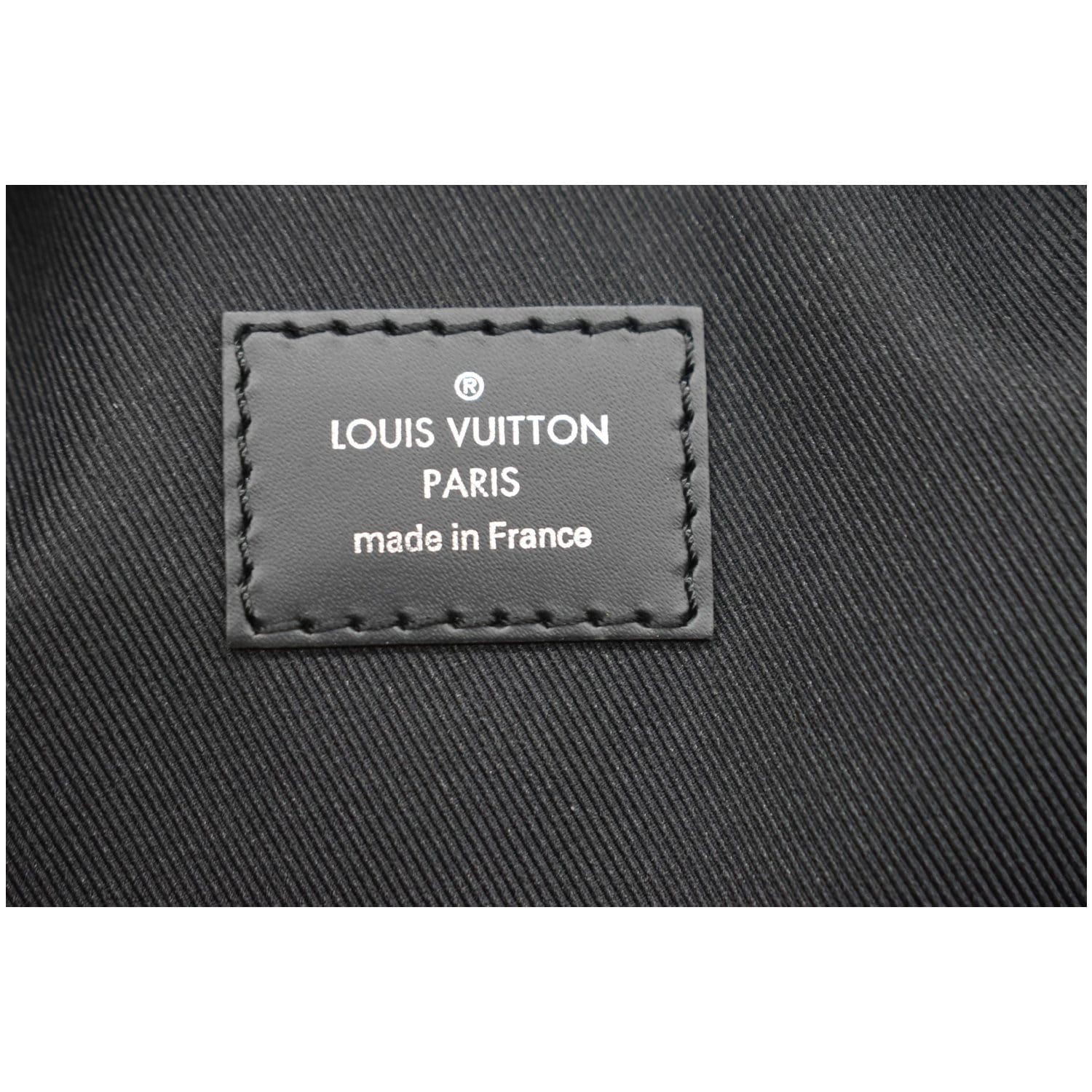 LOUIS VUITTON Michael Damier Graphite Canvas Backpack Bag Black