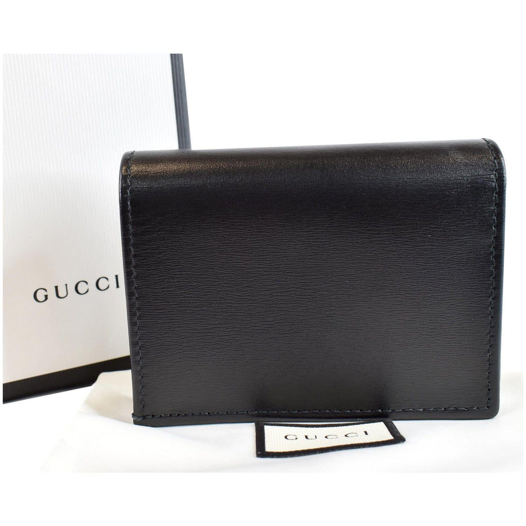 GUCCI Horsebit 1955  Case Wallet Black 621887