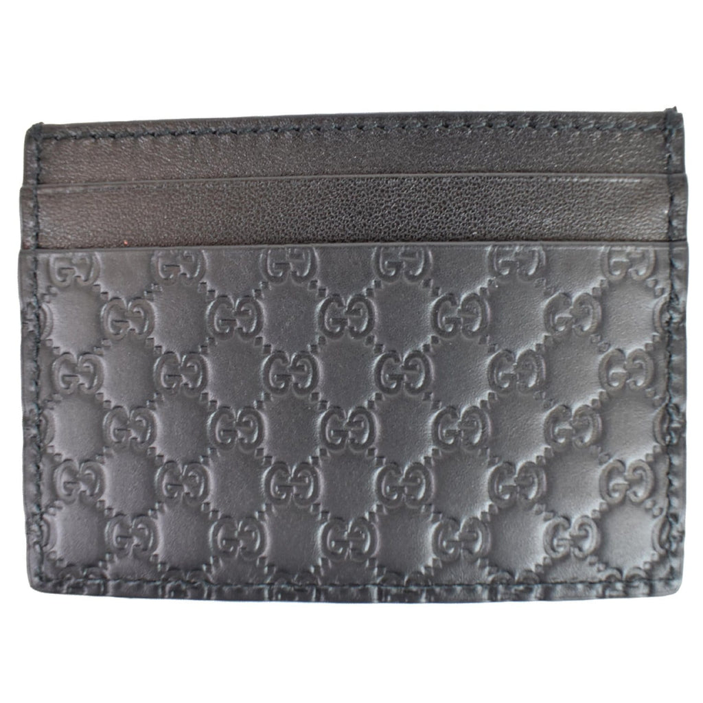 GUCCI Microguccissima  Case Black 476010