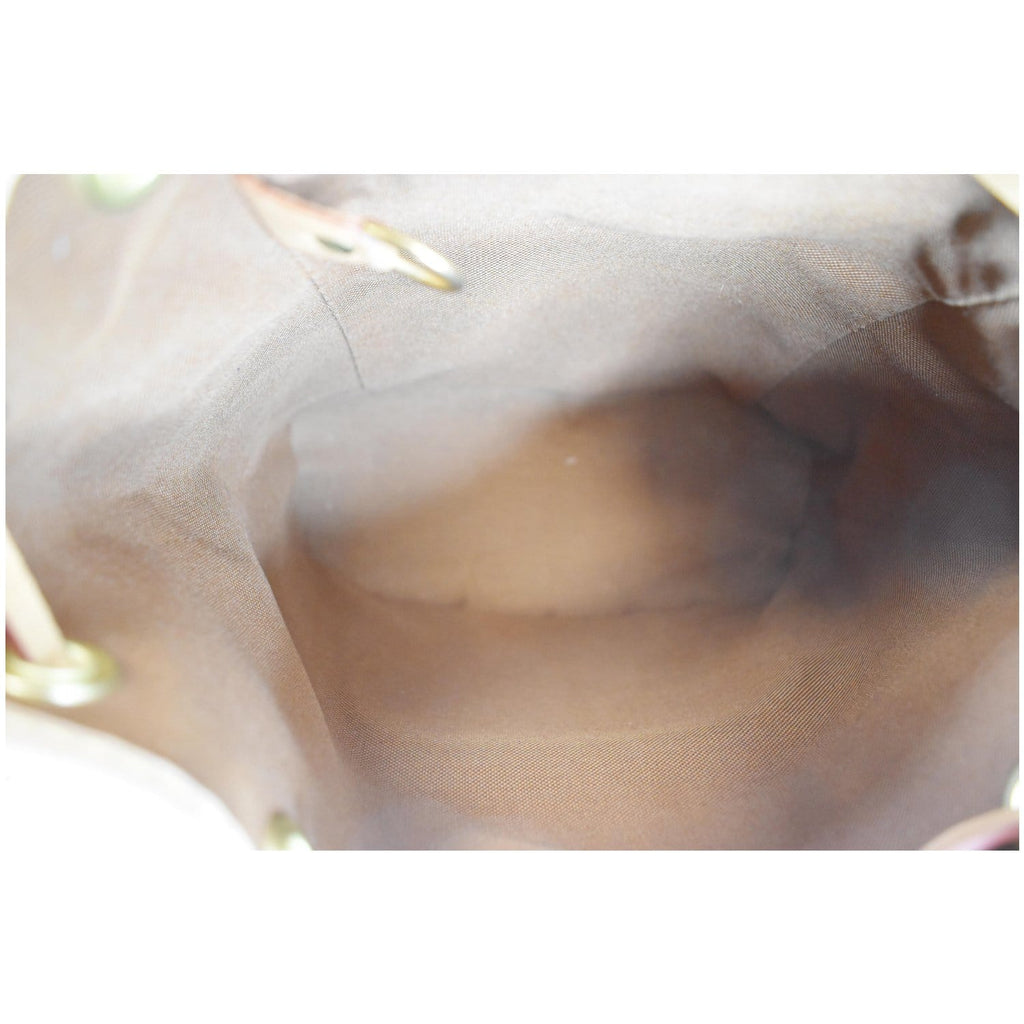 LOUIS VUITTON Mini Montsouris Monogram Canvas Backpack Bag Brown